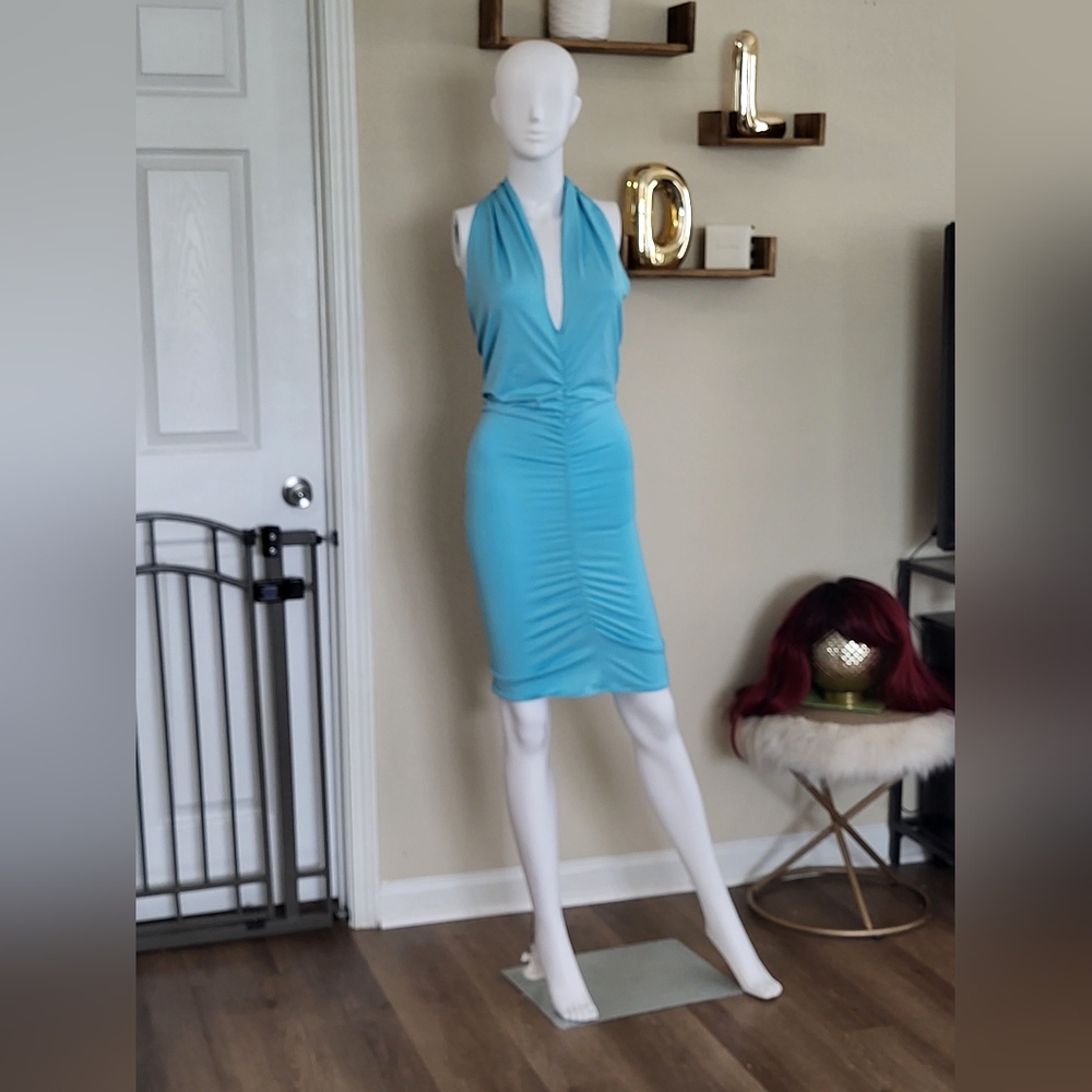 Vibrant Blue Changable Multi Style Dress